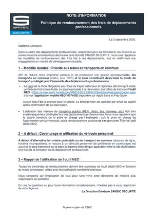 Samsic Securite Note D'information Politique Remboursement De Frais Déplacements Professionnels Vf 02092026