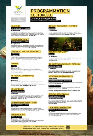 Programme Cour Et Jardin 2026-2027