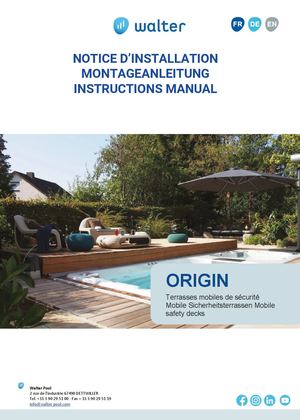 Walu Deck Origin Notice D'installation Fr De En
