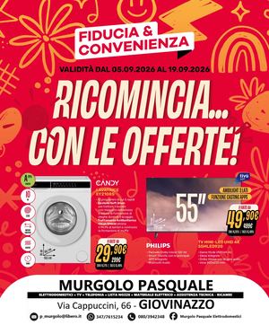 Volantino Fiducia & Convenienza Settembre Murgolo
