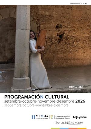 Agenda 2026 Cultura Villajoyosa 04trim