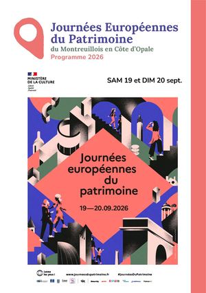 Programme des Journées Européennes du Patrimoine du Montreuillois en Côte d'Opale 2026