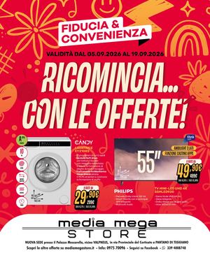 Volantino Fiducia & Convenienza Settembre Media Media Store