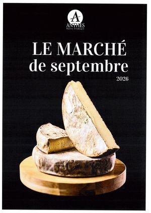 Catalogue Anthes - Le marché Septembre 2026