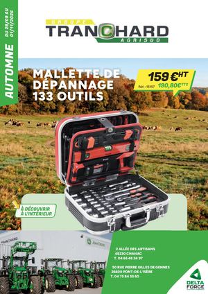 TRANCHARD CATALOGUE AUTOMNE 2026