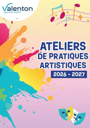 Ateliers Pratiques Artistiques 2026-2027