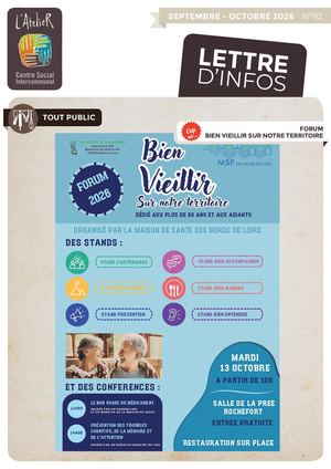 Lettre d'infos septembre octobre