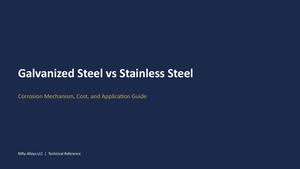 Galvanized Vs Stainless Nifty Alloys