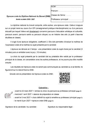 Fiche Inscription Oral 20262027