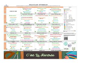 Menu de septembre 2026