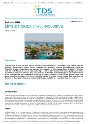 Descriptif Kos Grece