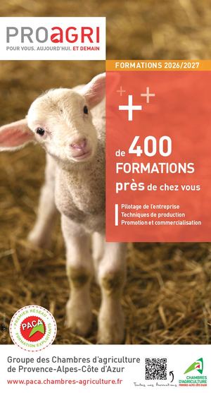 Catalogue des formations agricoles en PACA 2026-2027