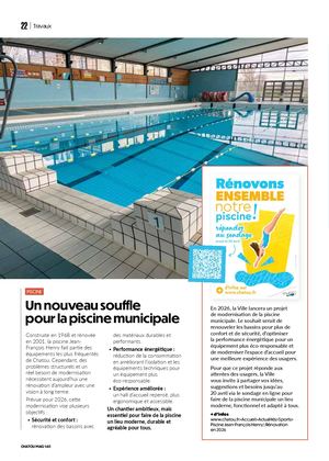 Dossier Piscine Municipale Chatou Mag 140