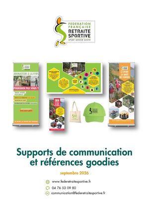 FFRS Catalogue Suports de communication et goodies