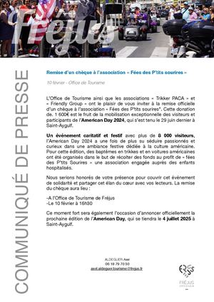 Remise De Chèque