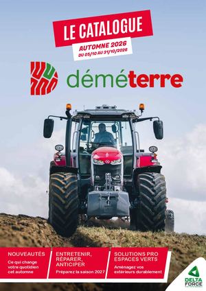 DEMETERRE CATALOGUE AUTOMNE 2026