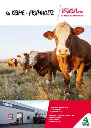KEIME-FRUMHOLTZ CATALOGUE AUTOMNE 2026