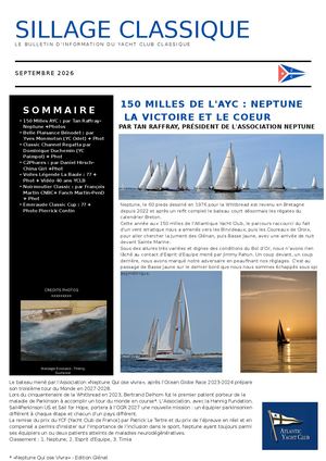 Sillage Classique septembre 2026