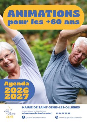 Programme des animations pour les +60 ans