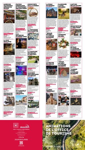 Guide des animations - Octobre 2026 - mars 2027