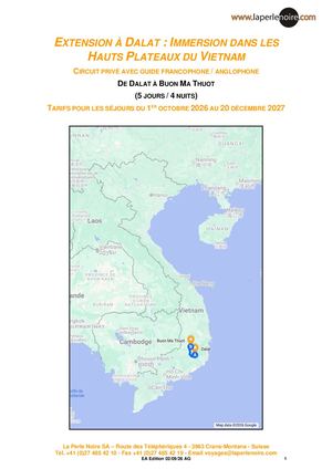 Extension à Dalat - Immersion Dans Les Hauts Plateaux Du Vietnam