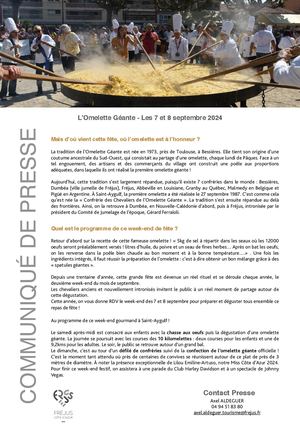 Cp Omelette Geante 2