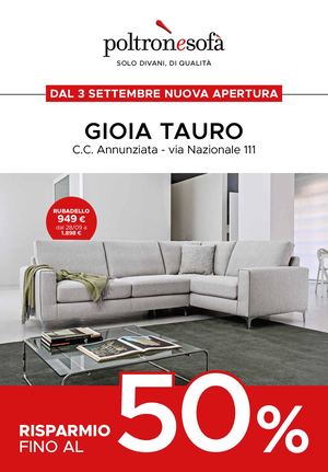Nuova apertura poltronesofà Gioia Tauro
