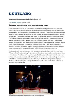 Revue De Presse A L'ombre Du Reverbère Avignon 2026