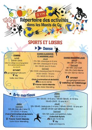Livret Activités 2026