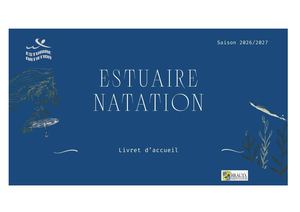 Estuaire Natation- Livret d'accueil 2026-27