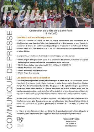 Cp Fête De Saint Pons Copie
