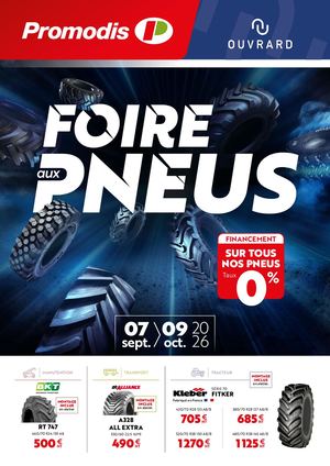 Foire aux Pneus OUVRARD - Septembre 2026