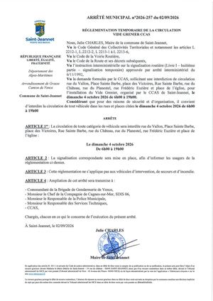 Am N°2026 257 Circ Rues Village Vide Grenier Ccas