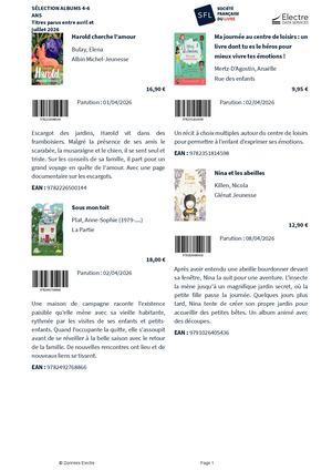 Sélection albums avril à juillet 2026