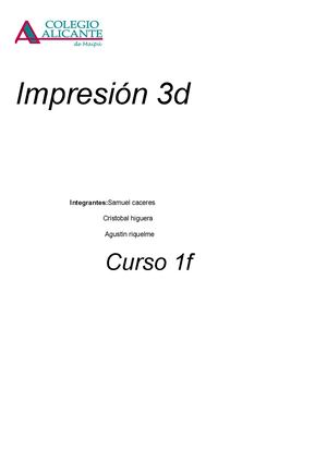 Impresión 3d