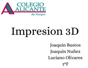 Impresion 3D