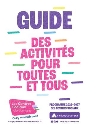Guide Des Centres Sociaux 2026 2027