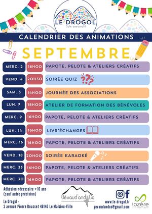 Calendriers Des Animations