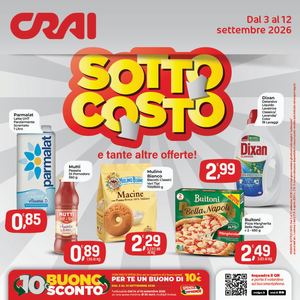 Volantino CRAI Ama Supermercati Sud dal 3 al 12 settembre