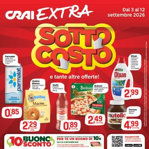 Volantino CRAI Ama Extra Nord dal 3 al 12 settembre