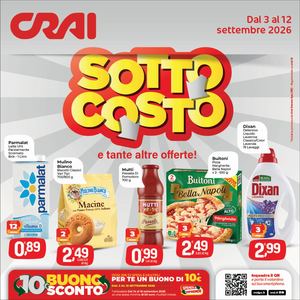 Volantino Crai Codè dal 3 al 12 settembre