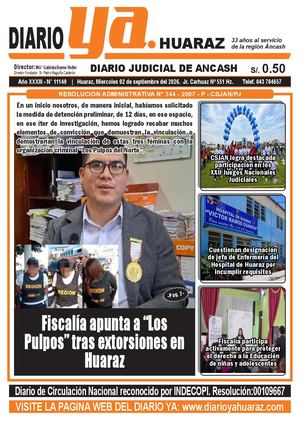 2026 09 02 Diario Ya Huaraz