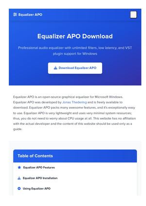 Equalizer APO