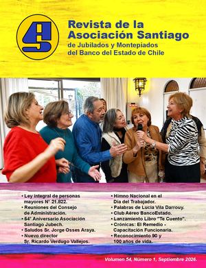 Revista Asociación Santiago Jubech Vol 54, N°1, Septiembre 2026