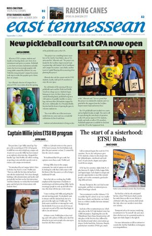 East Tennessean Sept. 3, 2026