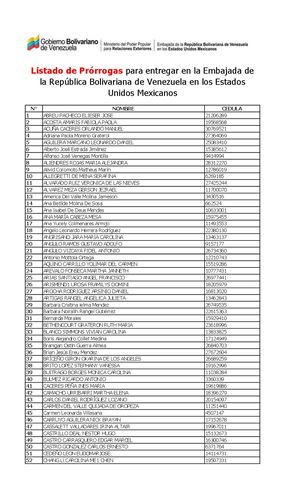 Listado De Prórrogas Sep 26