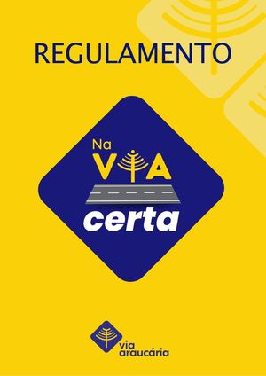 Regulamento Completo Na Via Certa 2° Edição
