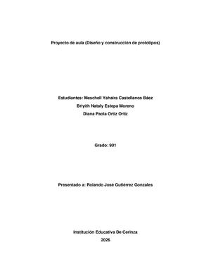 Proyecto De Aula 2026