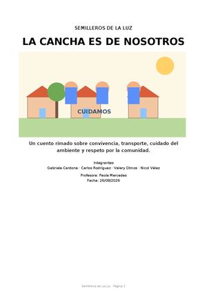 Semilleros De La Luz Cuento Calameo