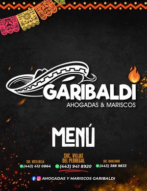 Menú de alimentos de garibaldi villas del pedregal